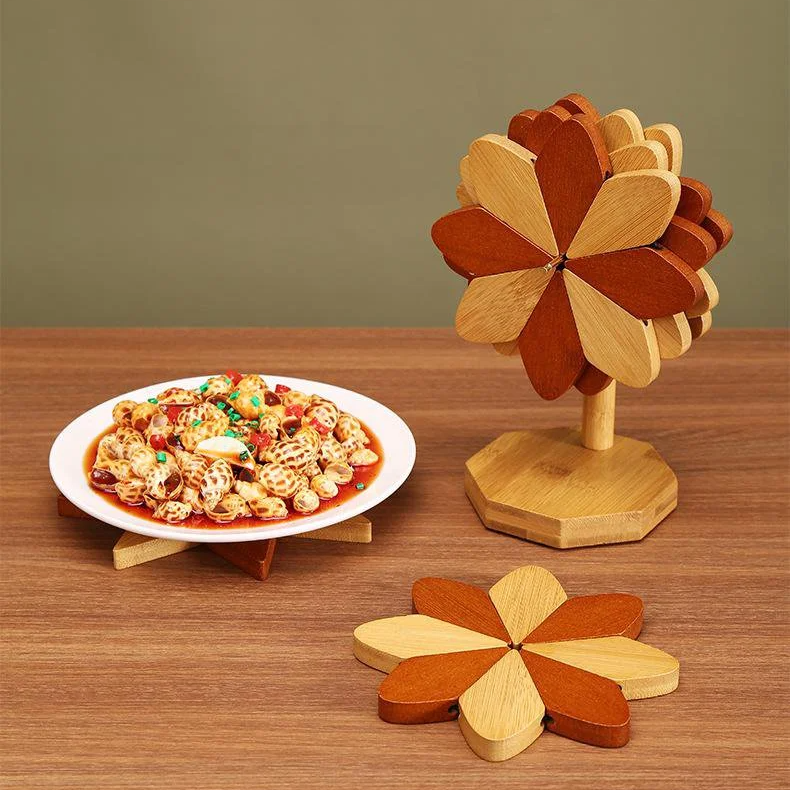 樹竹餐墊實木杯墊隔熱墊