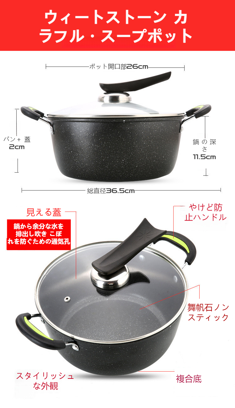 フラットパンのノンスティック表面