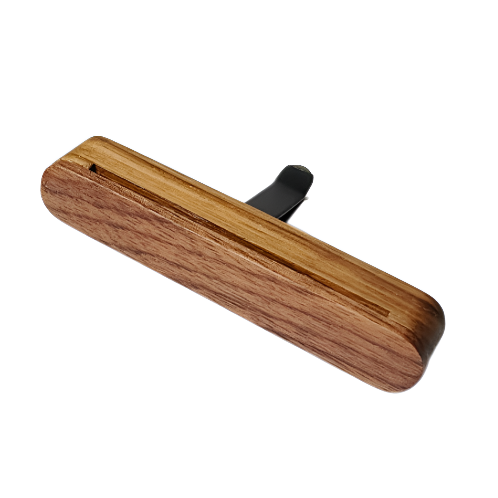 クルミ材の車用アロマセラピーエアアウトレット香水、新品無垢材アロマセラピーボックス、車内インテリア用品、無垢材の香り