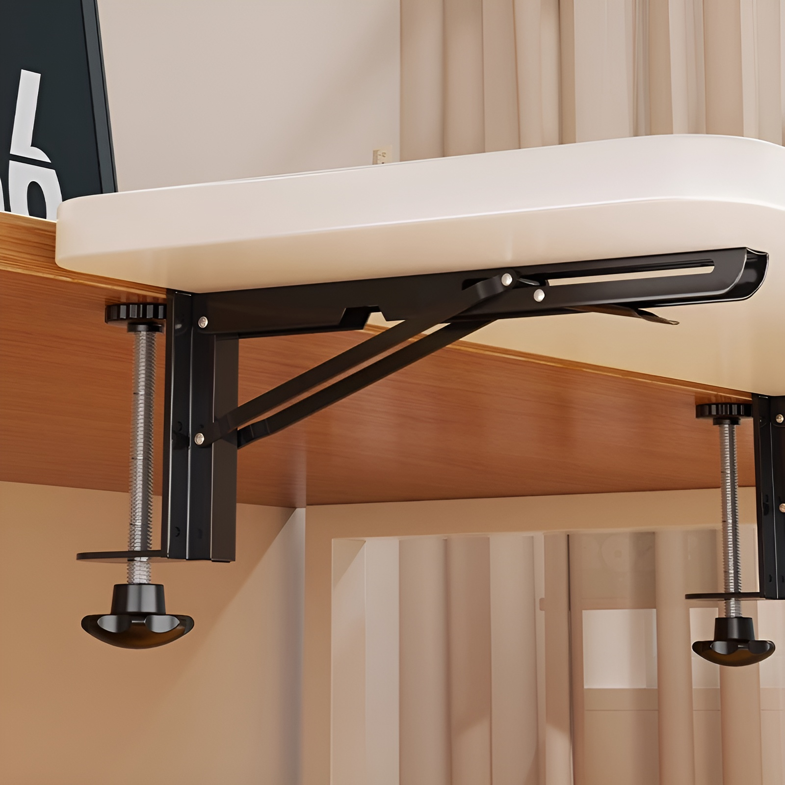 デスクトップ拡張ボード、パンチフリー拡張拡張アーティファクト、コンピュータテーブルハンドサポート、折りたたみ式、延長、幅広ボード