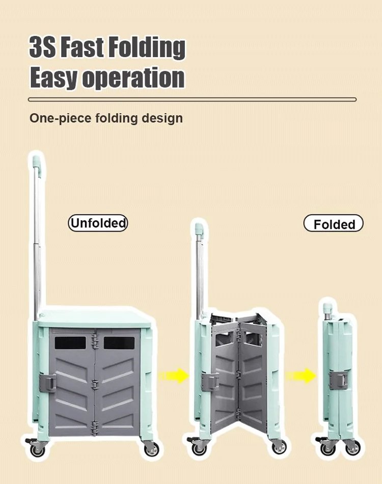 [Burden Free] Collapsible Rolling Crate