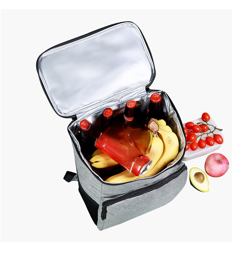 多機能ポケット付きデリバリーバッグ