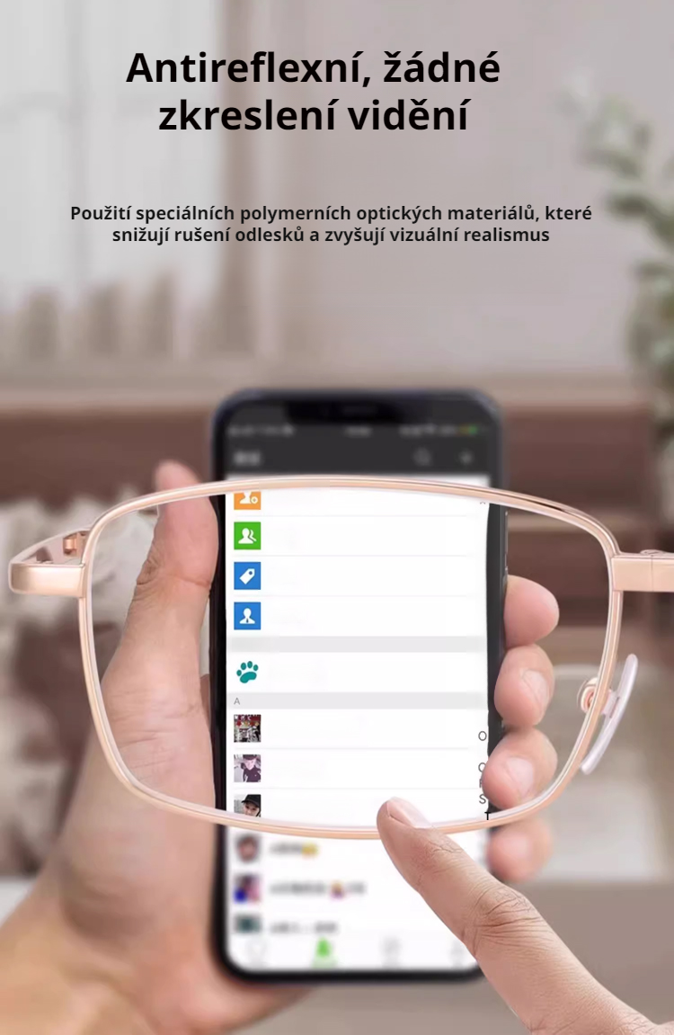 Odolné brýle s vysokým rozlišením