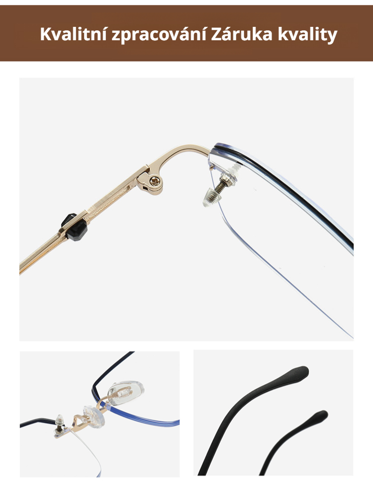 Ultra HD Křišťálové brýle na čtení