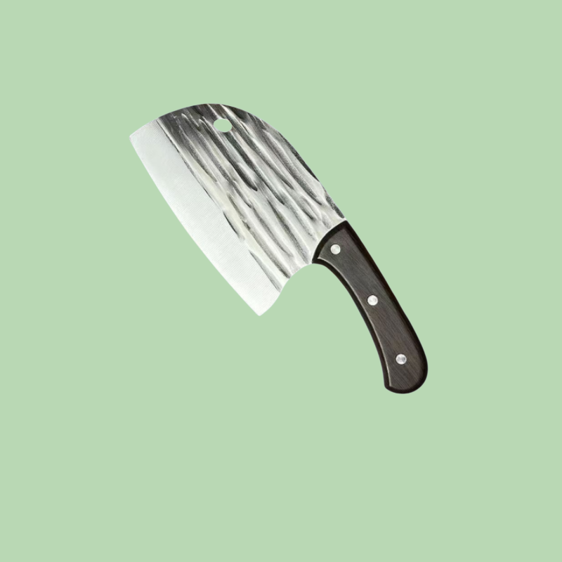 سكين مطبخ يدوية مطروقة يدويًا لقطع رؤوس السمك