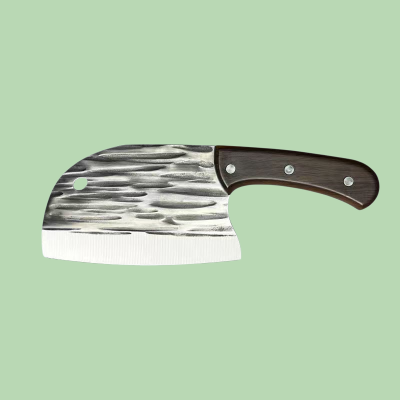 سكين مطبخ يدوية مطروقة يدويًا لقطع رؤوس السمك