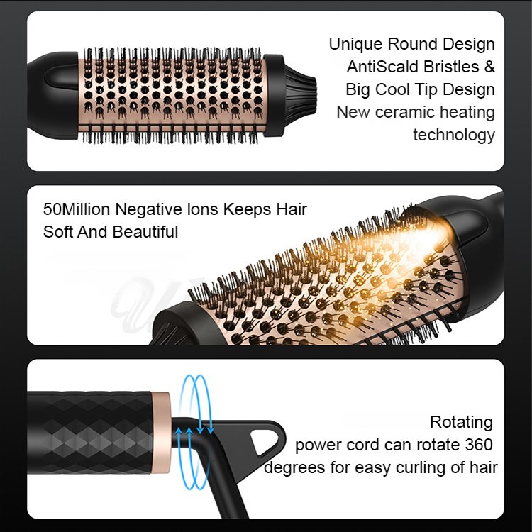 Big curly bangs curling iron