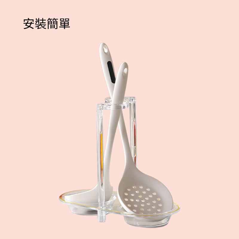 易於安裝多功能湯匙收納架 U型瀝水設計 追求細節