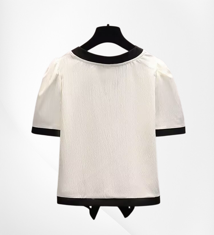 Modisches Hemd mit V-Ausschnitt, vielseitig tragbar