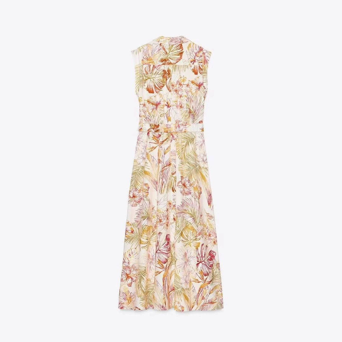 Sifon Mintás Nyakkendős Ruha