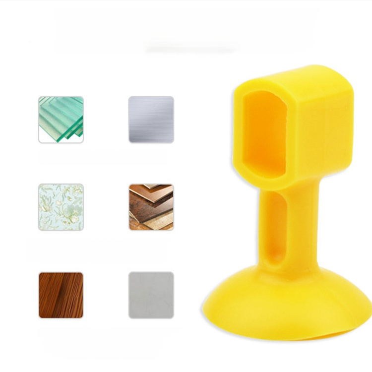 Drilling-free silicone door stopper