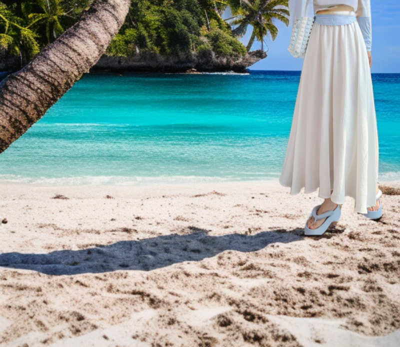 接触冷感・ゆるふわスカンツ