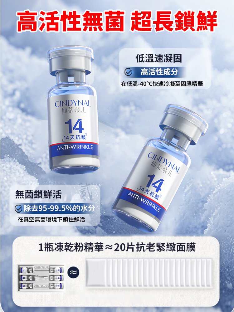 【實力去皺】抗皺凍乾精華液