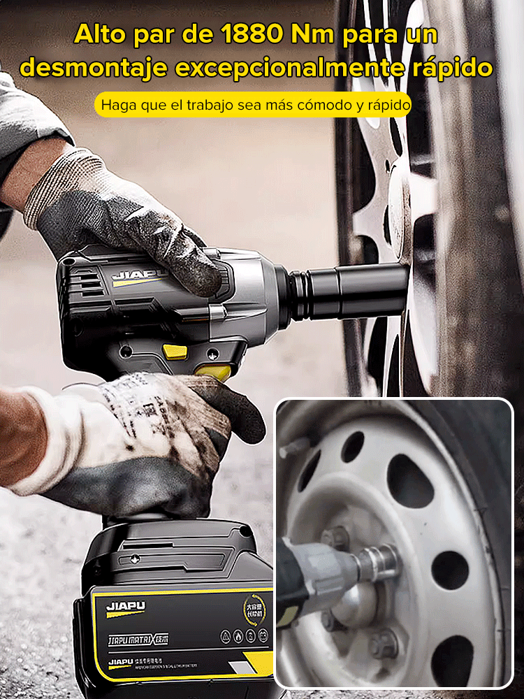 Llave de impacto de batería de litio de alto torque