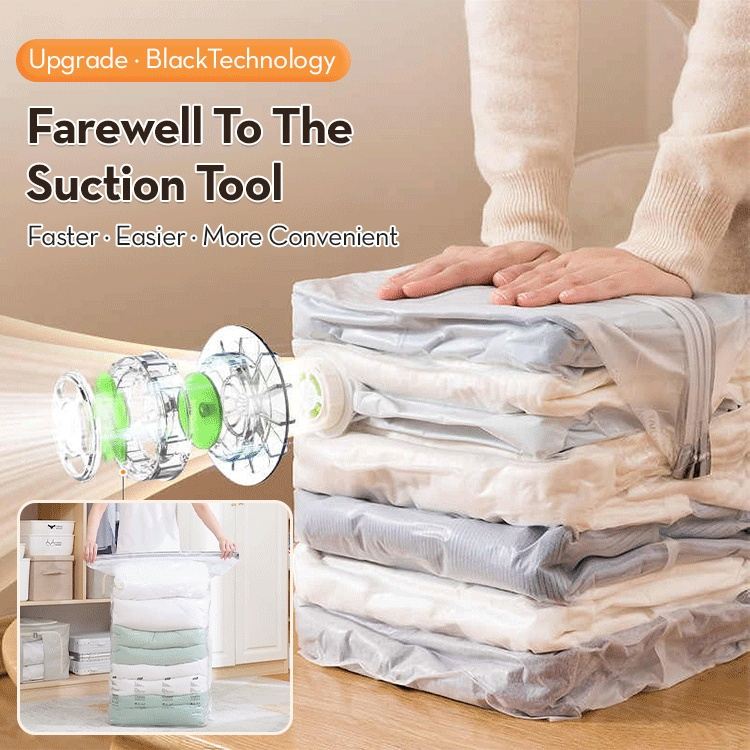 【No Vacuum】Household 3D Storage Compression Bag
