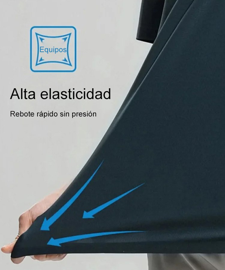 Camisa de manga corta de seda de hielo de alta calidad para hombres