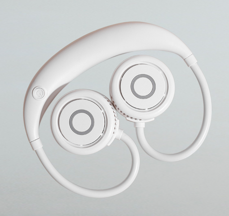 軽量無葉強力首掛けファン