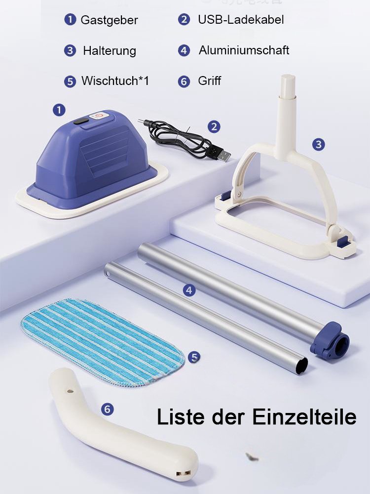 Free Extension Pole】Dual-Use Electric Cleaning Wiper für Auto und Haus