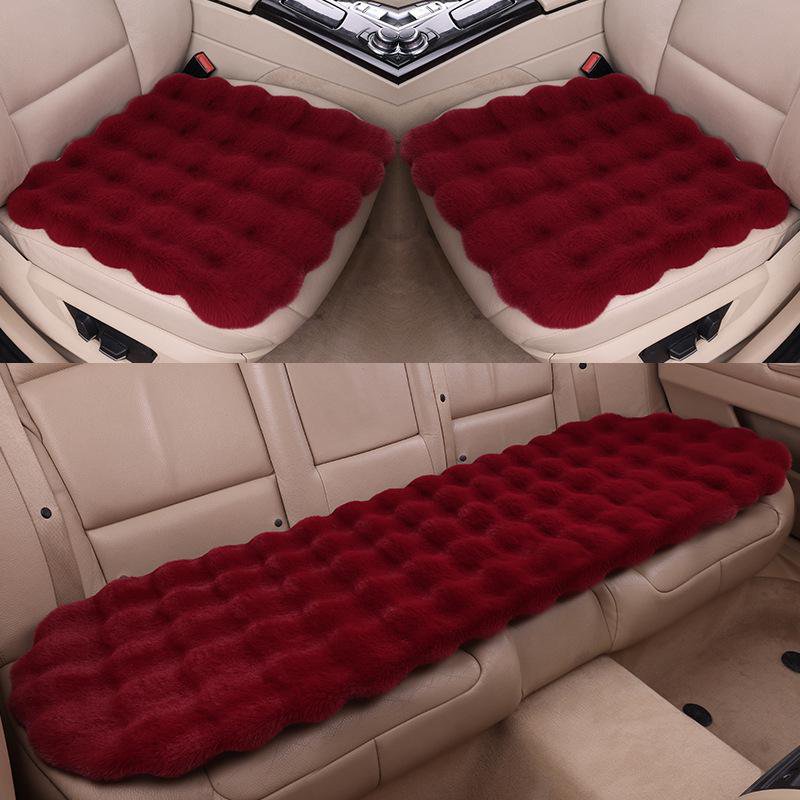 泡泡絨保暖通用座墊防滑