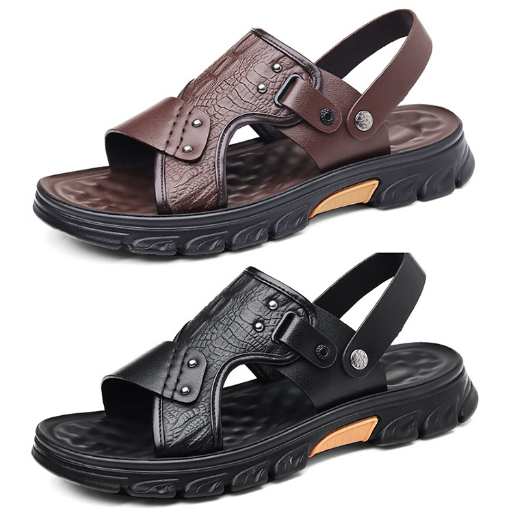 2wayアウトドアメンズクロコダイル柄サンダル
