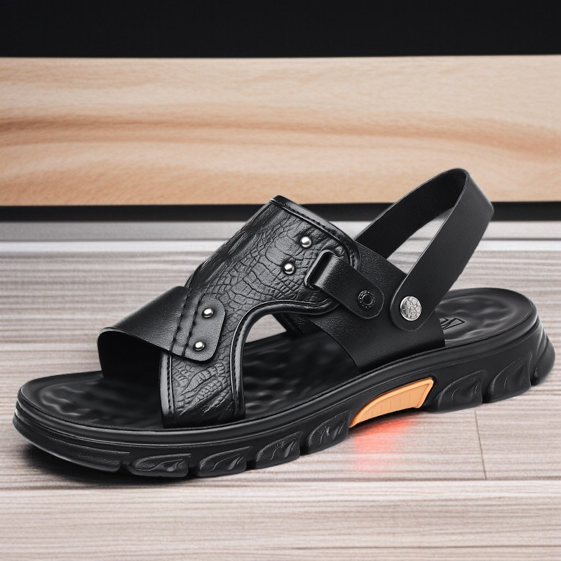 2wayアウトドアメンズクロコダイル柄サンダル