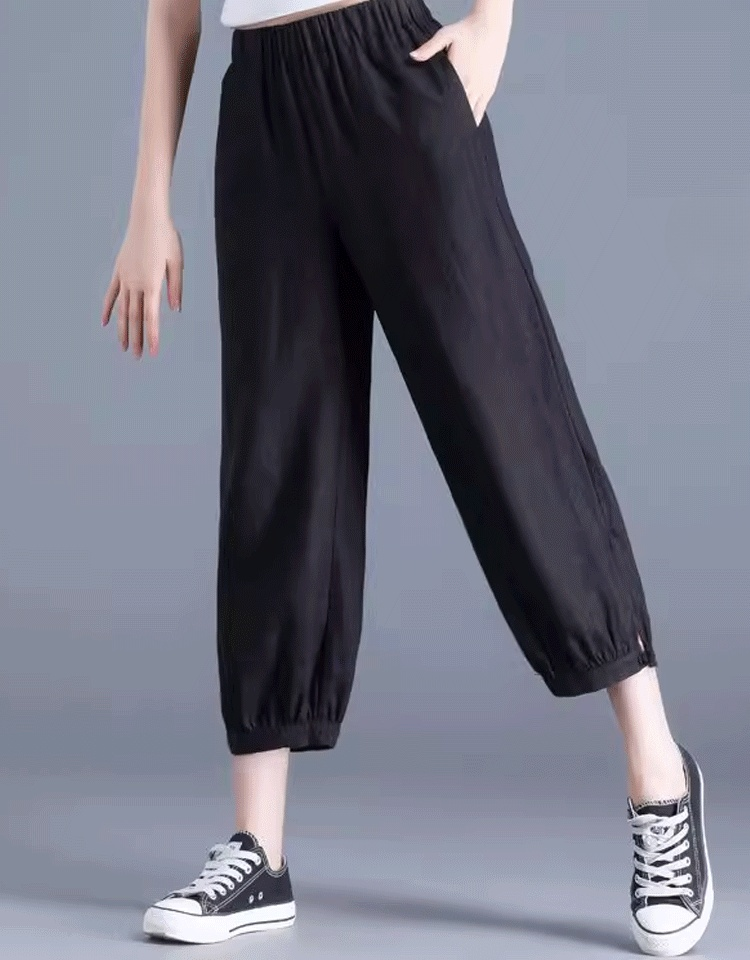 綿麻サルエルパンツ