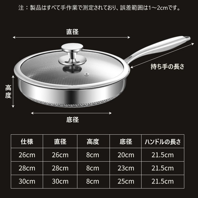 多機能三層フライパン