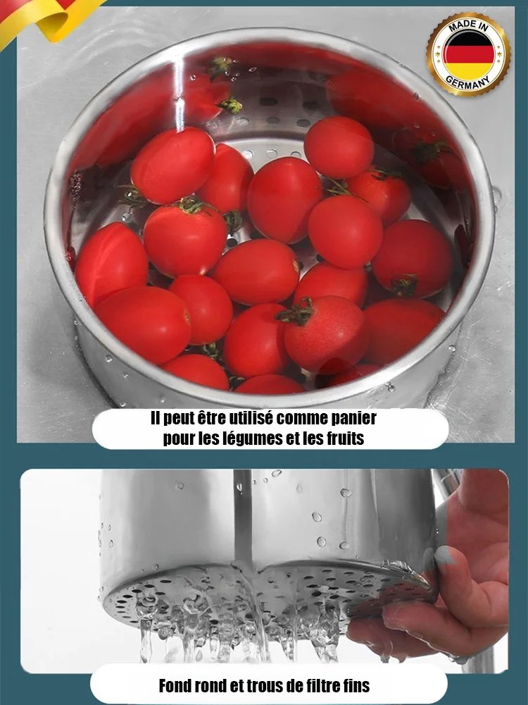 Panier d'asphalte en acier inoxydable 304