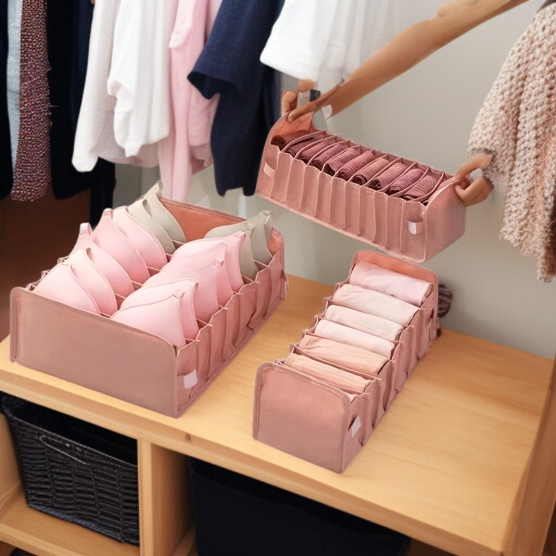 布収納アーティファクト下着収納ボックス寝室引き出しタイプ折りたたみ式仕切りホーム収納ボックス