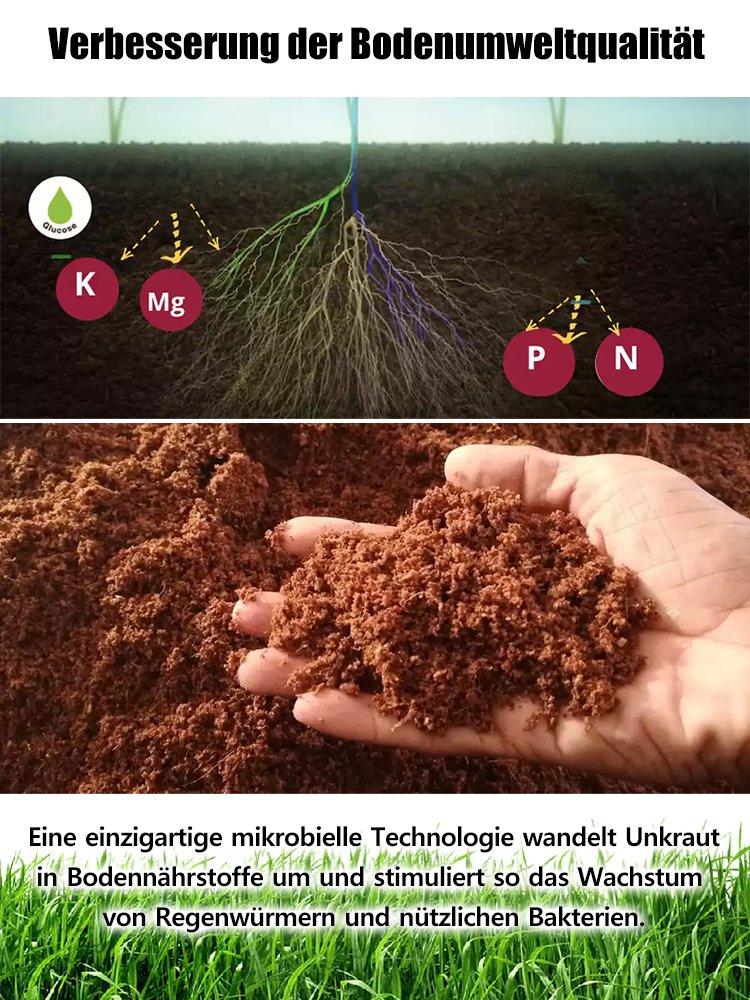 【100 Prozent Glyphosatfre】Hohenheim Forschungs-Bio-Unkrautvernichter✨Ein Jahr Schutz vor Unkraut✨