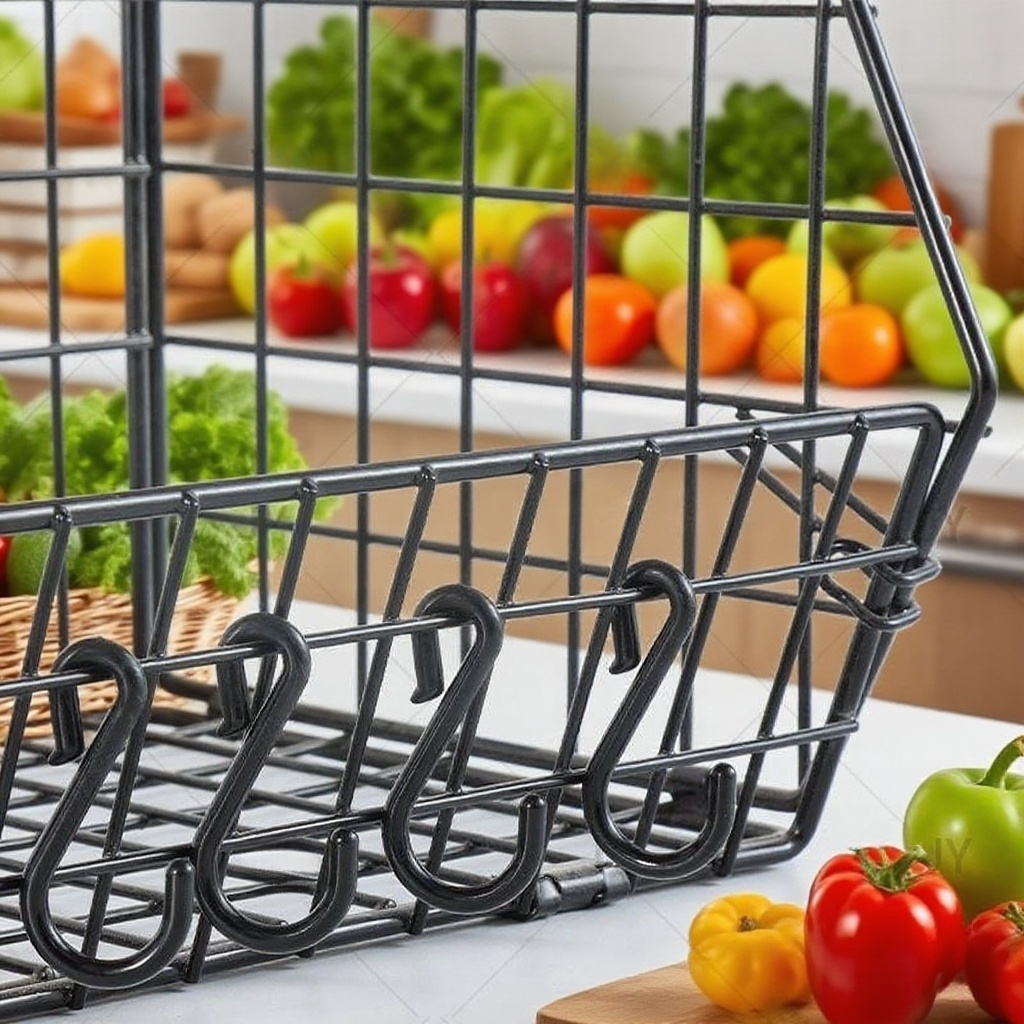 ห้องครัวติดผนังฟรีหมัดเหล็กศิลปะชั้นวางของไม้