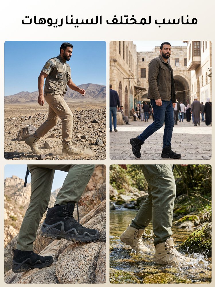 حذاء تسلق جبل كاجوال مقاوم للانزلاق للأنشطة في الطرق الوعرة