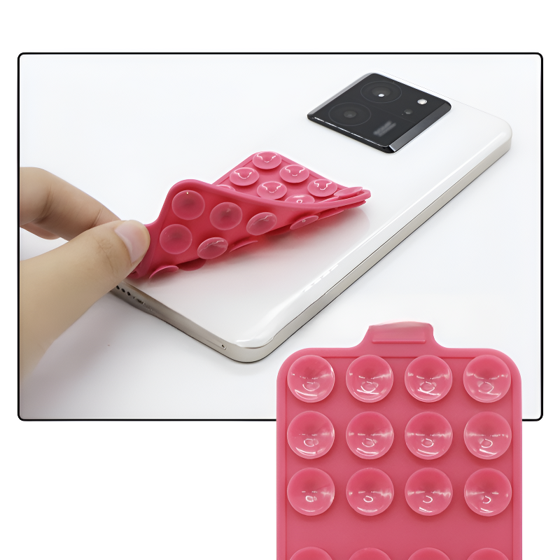 多功能矽膠吸盤支架的手機支架