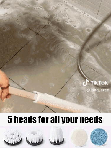 Cordless multifunctional low noise electric cleaning brush