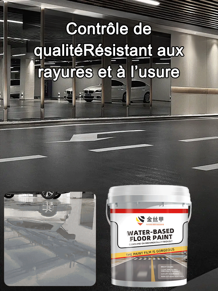 Peinture de sol époxy à base d'eau