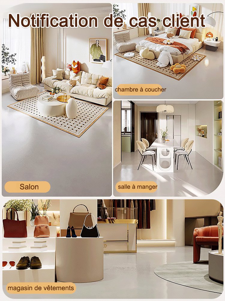 Peinture de sol époxy à base d'eau