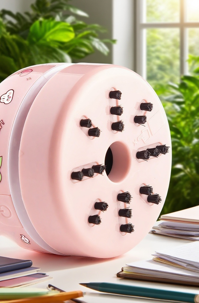 Mini vysavač odstraňuje prach a drobky ze stolu