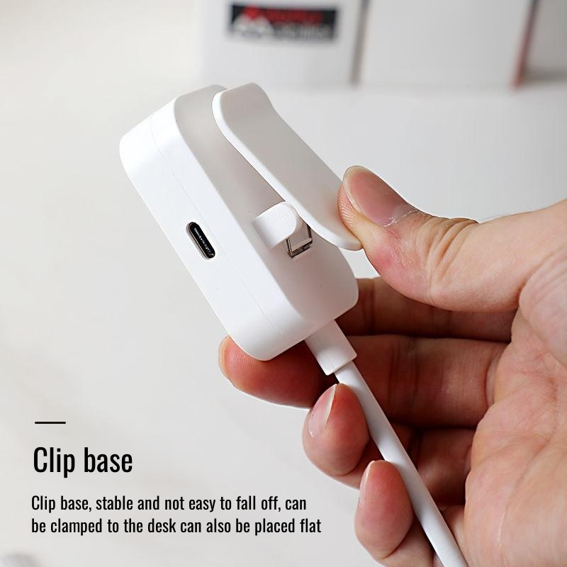 Mini rechargeable battery book lamp