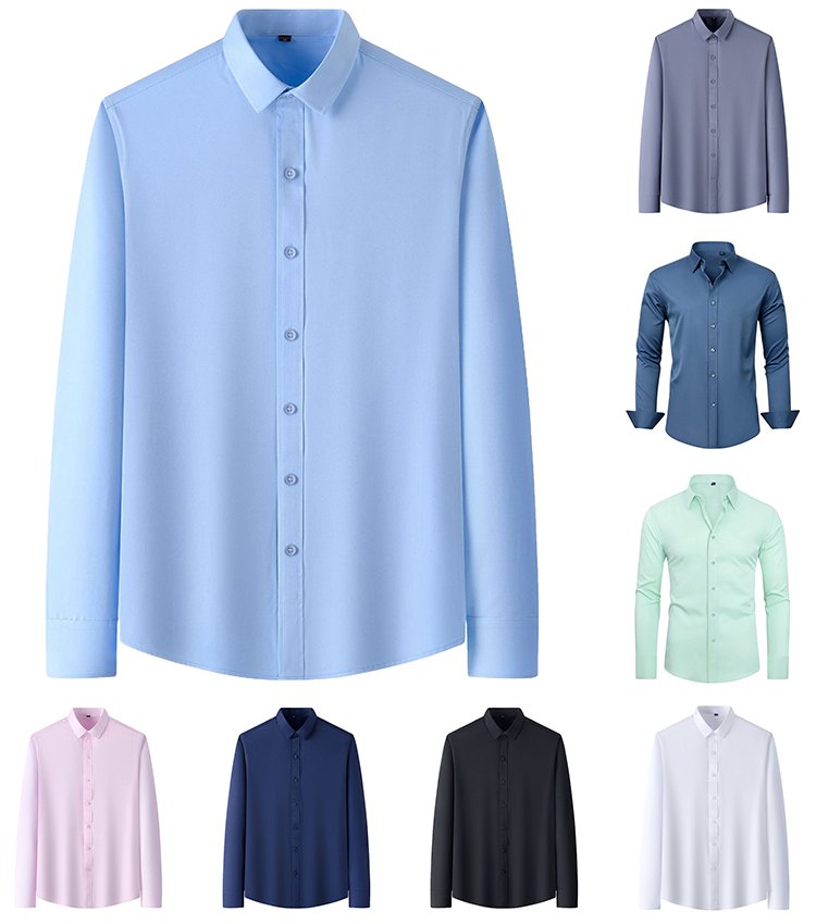 4wayストレッチノーアイロンシャツ