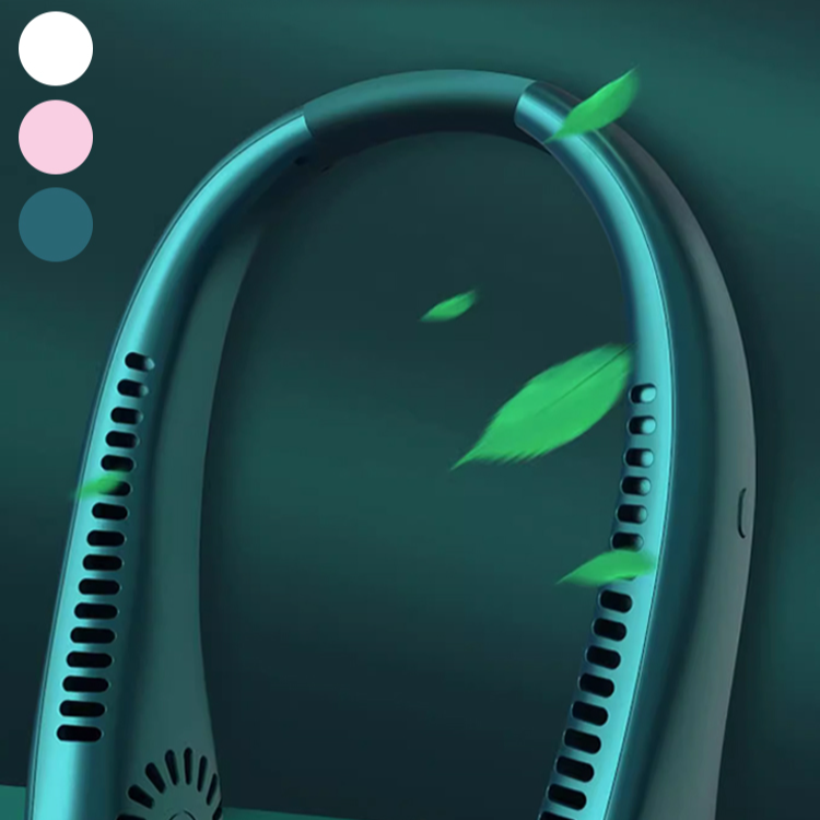 날개 없는 목걸이식 선풍기