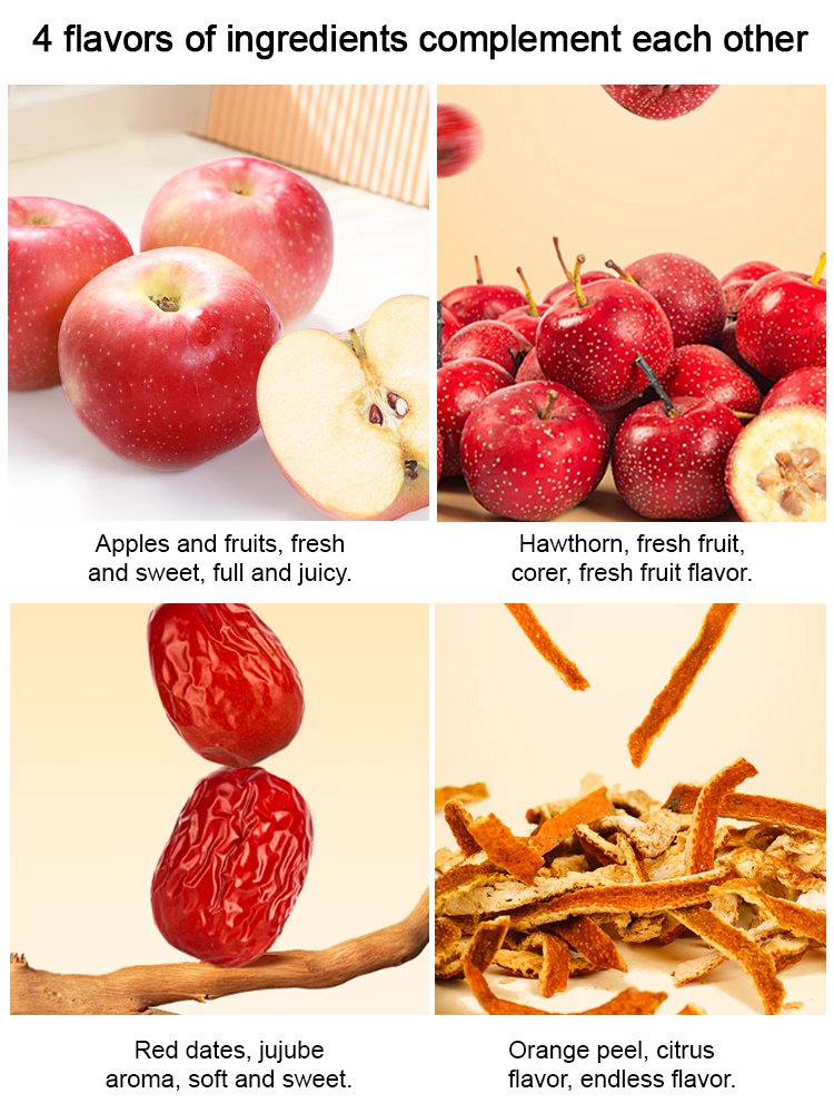 【Easy to lose weight】Burning fat and draining oil Apple Hawthorn Tea