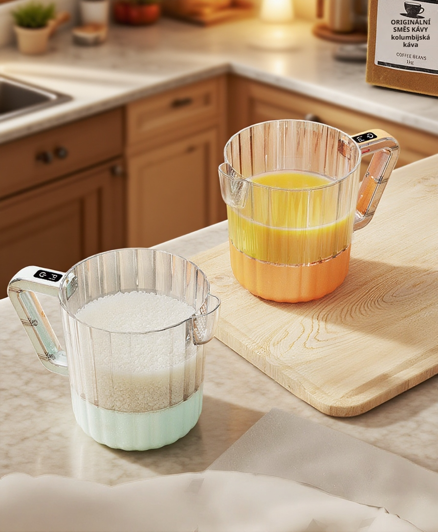 Detail výlevky poháru na vejce ve tvaru orlího zobáku