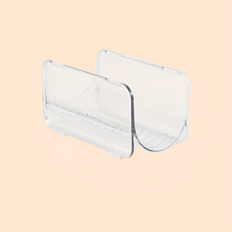 Water cup storage rack multi-layer transparent desktop can be stacked cup rack dustproof home insula