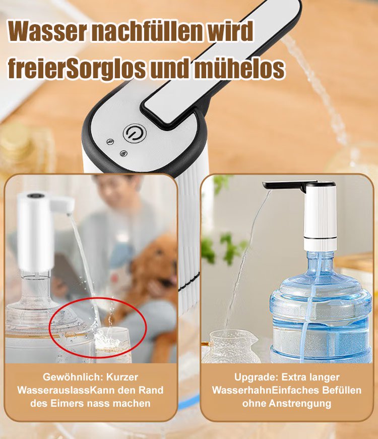 Faltbarer elektrischer Wasserabsauger
