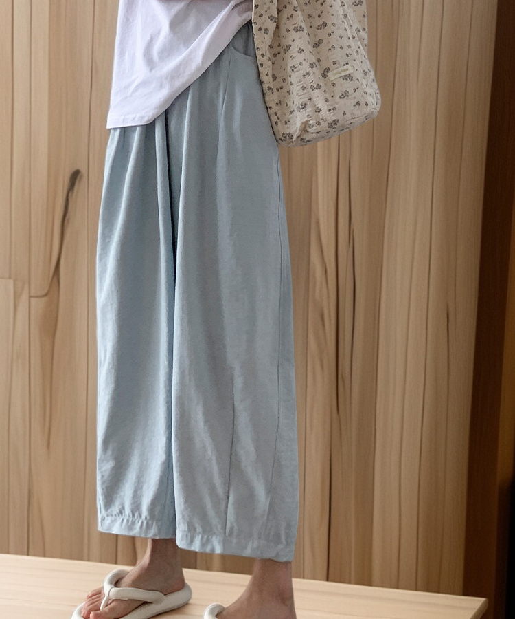 レディースハイウエストテーパードパンツ