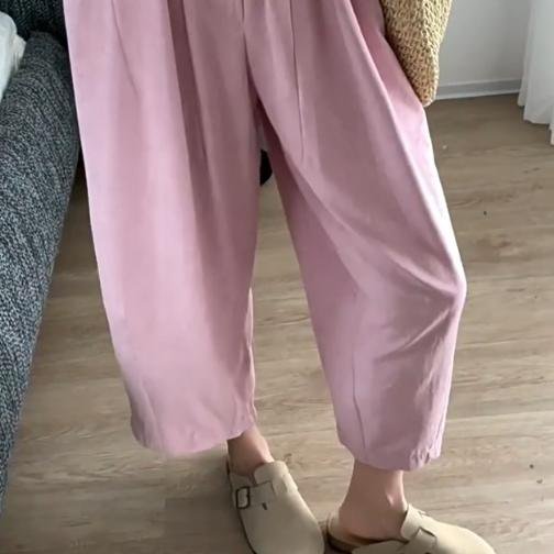 レディースハイウエストテーパードパンツ