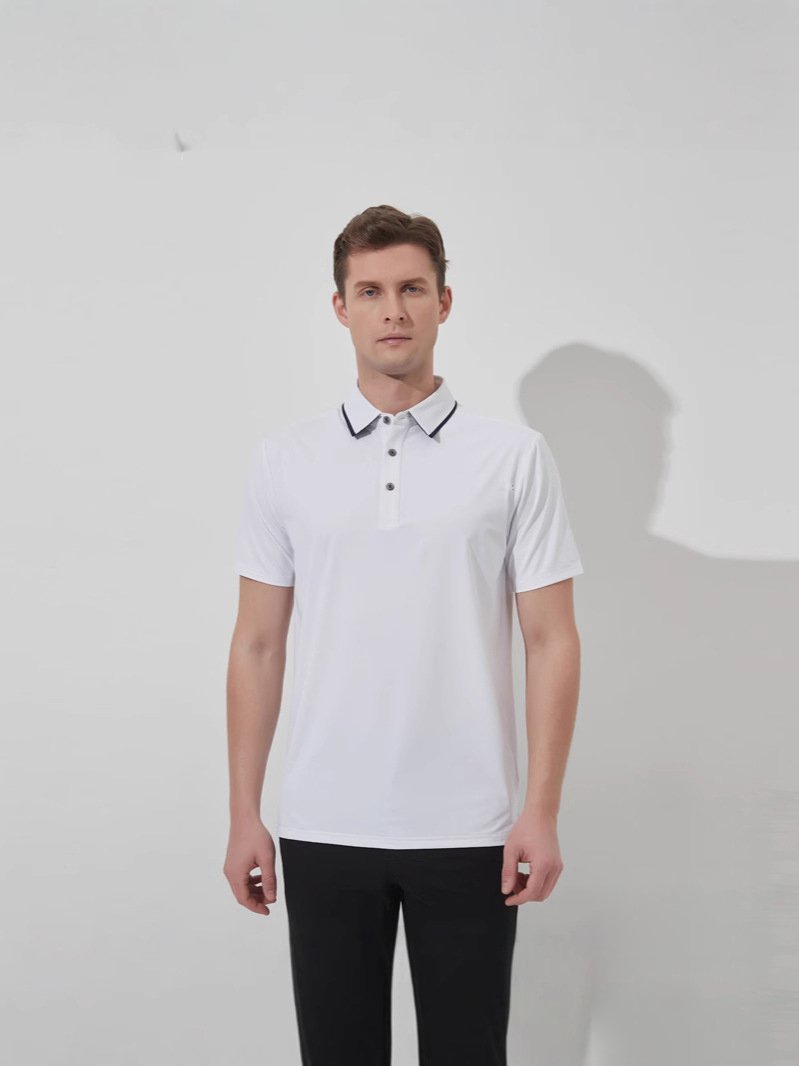 Pánské rychleschnoucí elastické prodyšné polo tričko