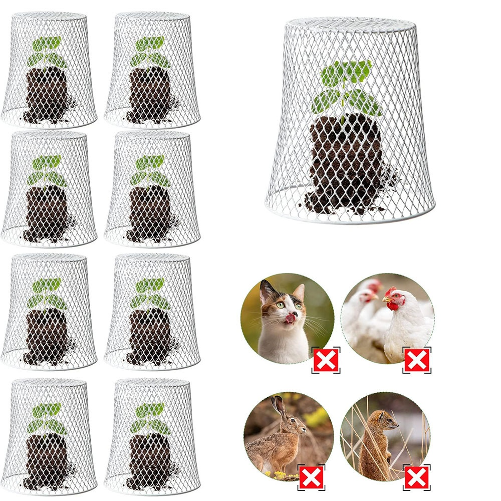 植物ワイヤー保護カバー 鉄製植物保護カバー 庭の屋根 野菜苗 果物と野菜の保護ケージ 苗のメンテナンス