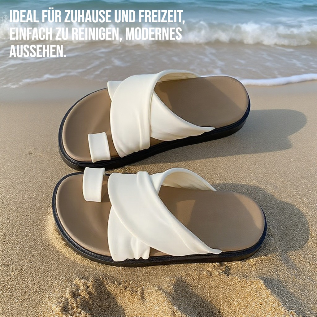 Freizeitpantoffeln mit weicher Sohle