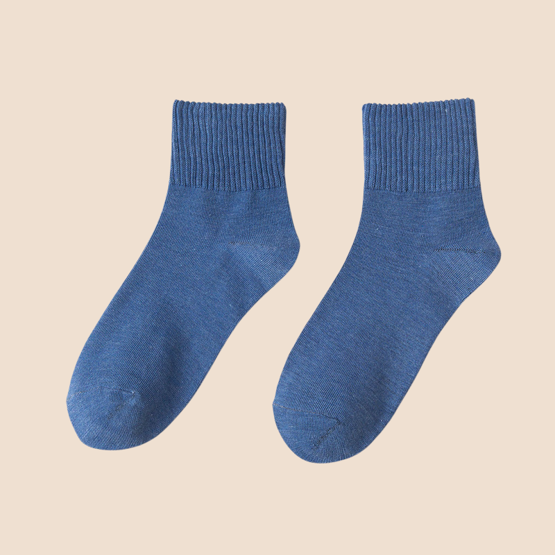 レディース純色ルーズコットンソックス